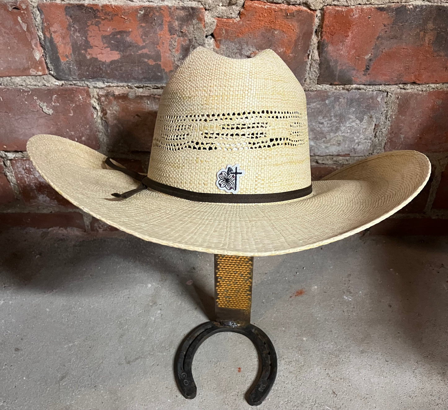 Hat Patches- Dogwood Flower/Cross